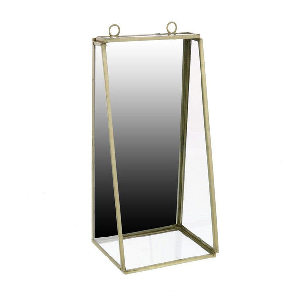 HomArt Monroe Mirror with Shelf - Brass - Small-3