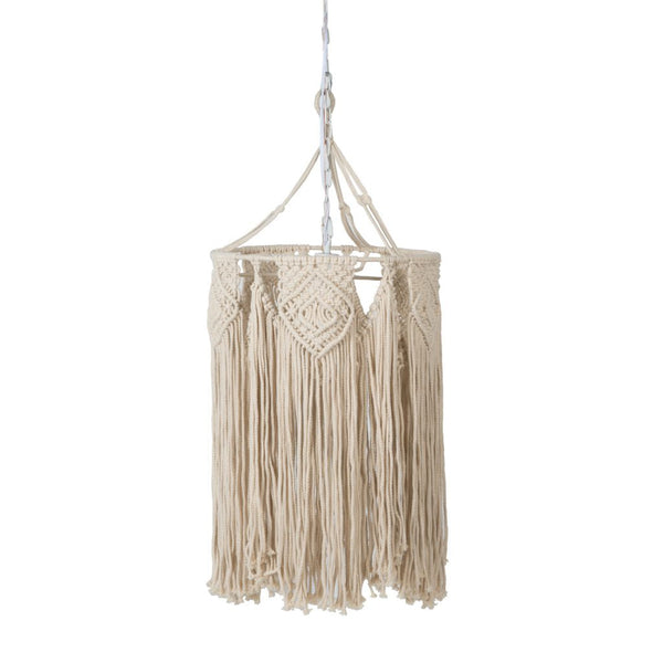 A&B Home Boho Macrame Chandelier