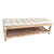 A&B Home Khaki Upholstered Bench