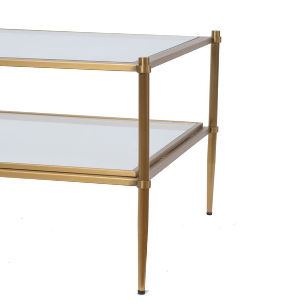 A&B Home Modern Brass Coffee Table