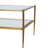 A&B Home Modern Brass Coffee Table