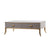 A&B Home Matte Gray Finished Coffee Table