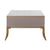 A&B Home Matte Gray Finished Coffee Table