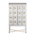 A&B Home Cream and White Traditional Wine Cabinet