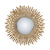A&B Home Golden Finish Sunburst Wall Decor