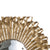 A&B Home Golden Finish Sunburst Wall Decor