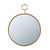A&B Home Gold-Framed Mirror Wall Decor
