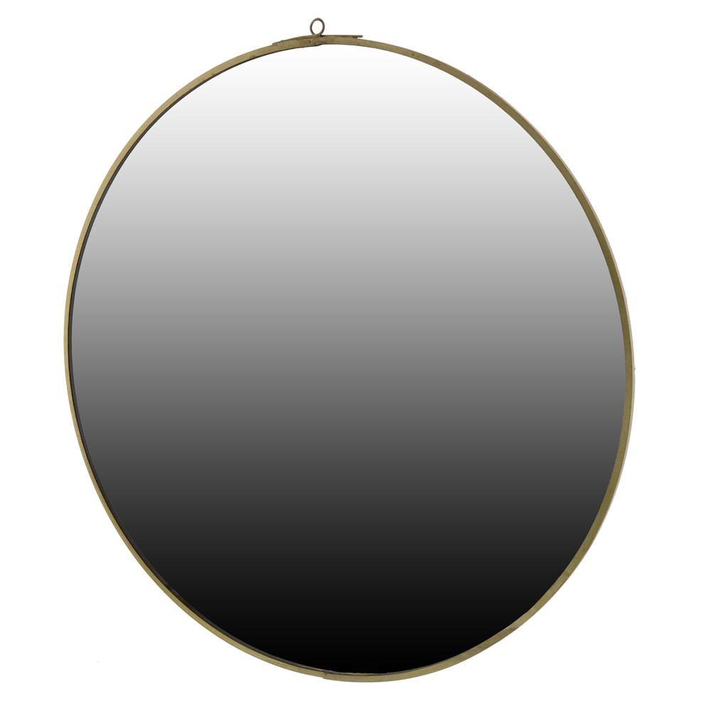 HomArt Monroe Round Mirror - Brass - Set of 4 - Feature Image-2