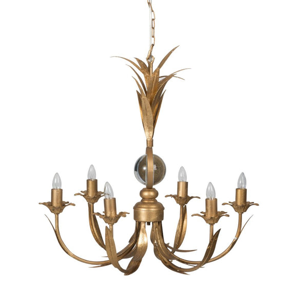 A&B Home Lush Glow 6-Light Chandelier