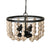 A&B Home Vintage Small Beaded 4-Light Chandelier
