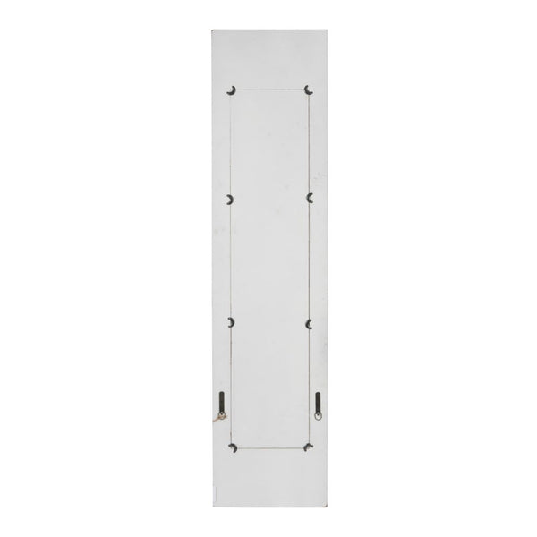 A&B Home Elegant Distressed White Finish Mirror