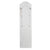 A&B Home Distressed White Finish Mirror