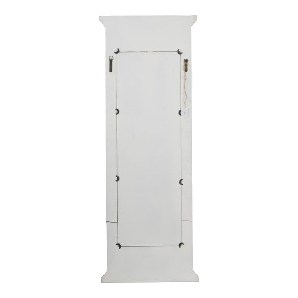 A&B Home Distressed White Mirror