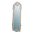 A&B Home Distressed White Mirror with Durable Wood Frame
