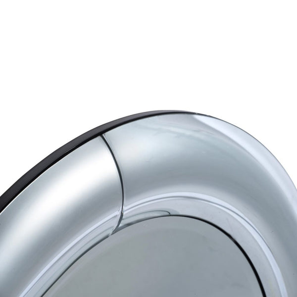 A&B Home Silver Curved Wall Mirror