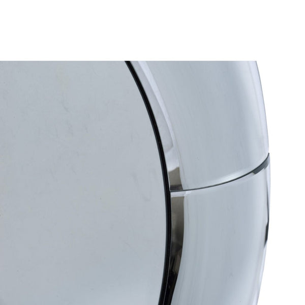 A&B Home Silver Curved Wall Mirror