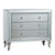 A&B Home Silver Curved Chest