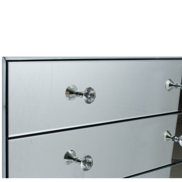 A&B Home Silver Curved Chest