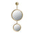 A&B Home Gold Iron Mirror