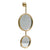 A&B Home Gold Iron Mirror
