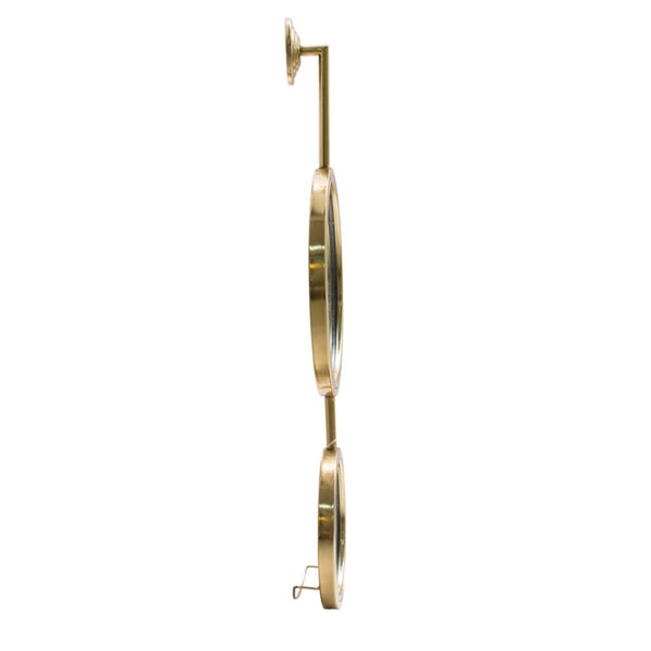 A&B Home Gold Iron Mirror