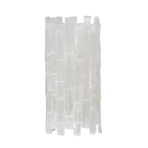 A&B Home Crisp Crystal Selenite Lamp