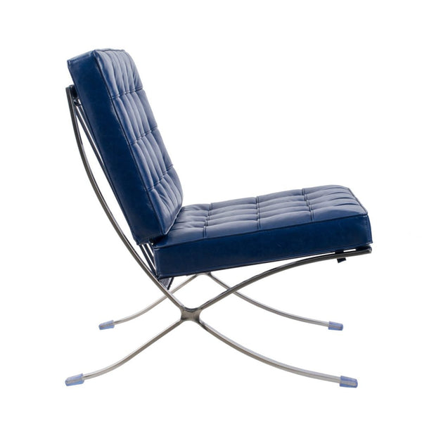 A&B Home Blue Barcelona Chair