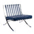 A&B Home Blue Barcelona Chair