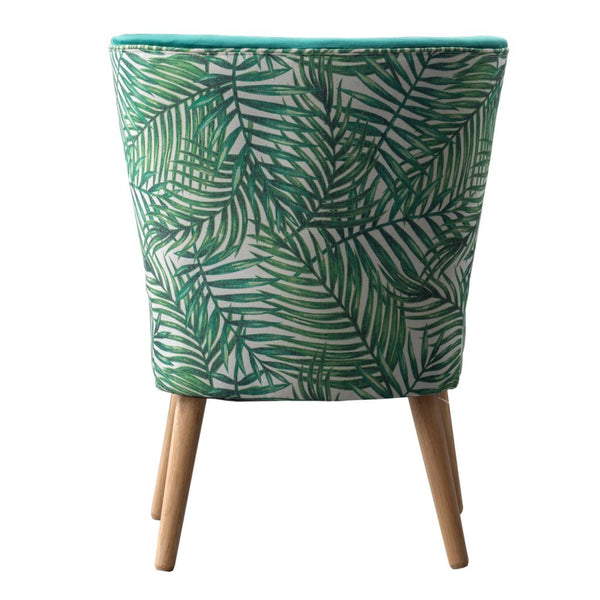 A&B Home Green Fern Chair