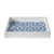 A&B Home Bold Indigo and White Decorative Tray