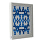 A&B Home White and Indigo Wall Decor Set of 2