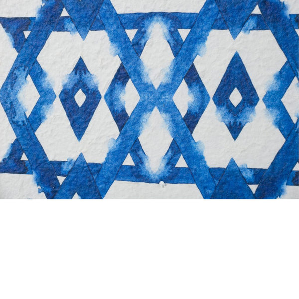 A&B Home White and Indigo Wall Decor Set of 2