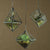 HomArt Pierre Geometric Terrarium - Zinc - Set of 4 | Modishstore | Glass Terrariums
