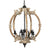 A&B Home Beautiful Whitewashed Chandelier