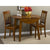 Jofran Simplicity Caramel Round Drop-leaf Table