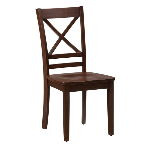 Jofran Simplicity Caramel X Back Chair