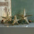 HomArt Glass Star Candle Holder - Mirrored - Brass | Modishstore | Candle Holders