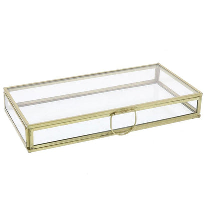 HomArt Monroe Flat Rectangle Box - Brass - Small-3