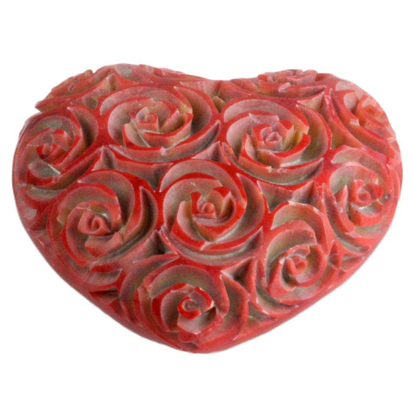 HomArt Soapstone Heart - Large - Pink-5