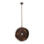 Dimond Home Organic Metal Etched Disk Chandelier | Modishstore | Chandeliers