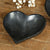 HomArt Soapstone Heart Bowl - Black - Set of 4-4