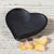 HomArt Soapstone Heart Bowl - Black - Set of 4-5