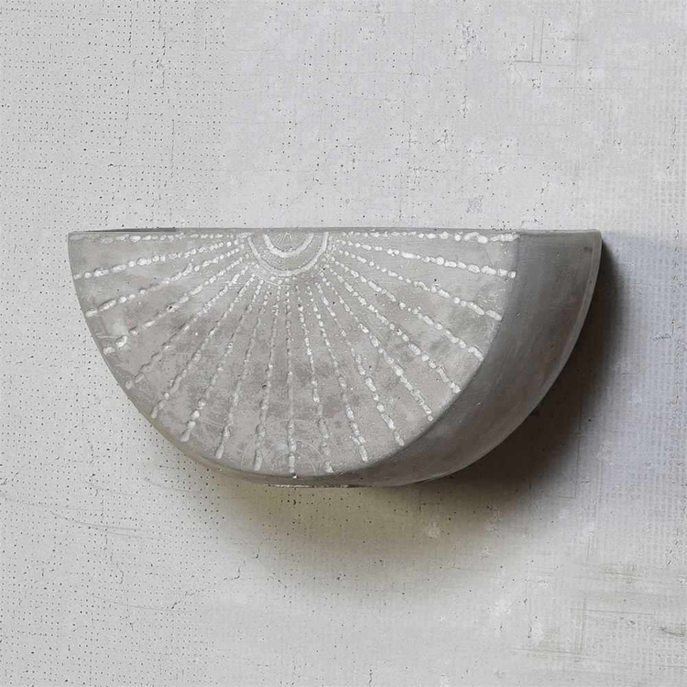 HomArt Rae Cement Wall Planter - Set of 4-5