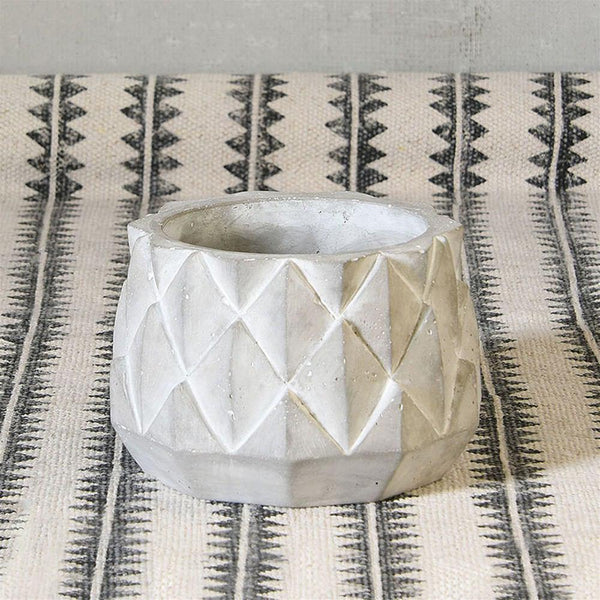 HomArt Sago Cement Planter - Set of 4-4