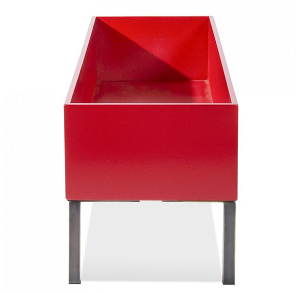 Linear Planter w/ Bronze Legs by Gold Leaf Design Group | Planters, Troughs & Cachepots | Modishstore-3