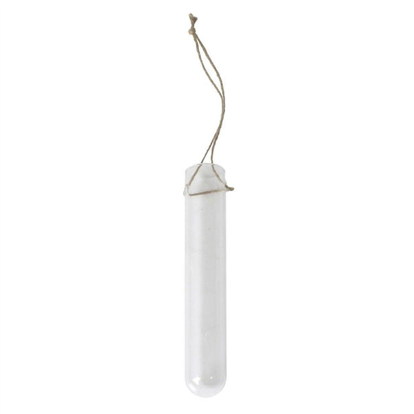 HomArt Hanging Glass Tube Vase - Clear - Med-4