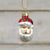 HomArt Glass Santa Head Ornament - Set of 24 - Feature Image | Modishstore | Holiday