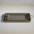 HomArt Archer Galvanized Trays - Set of 3 - Galvanized with Gold Rim - Feature Image | Modishstore | Trays