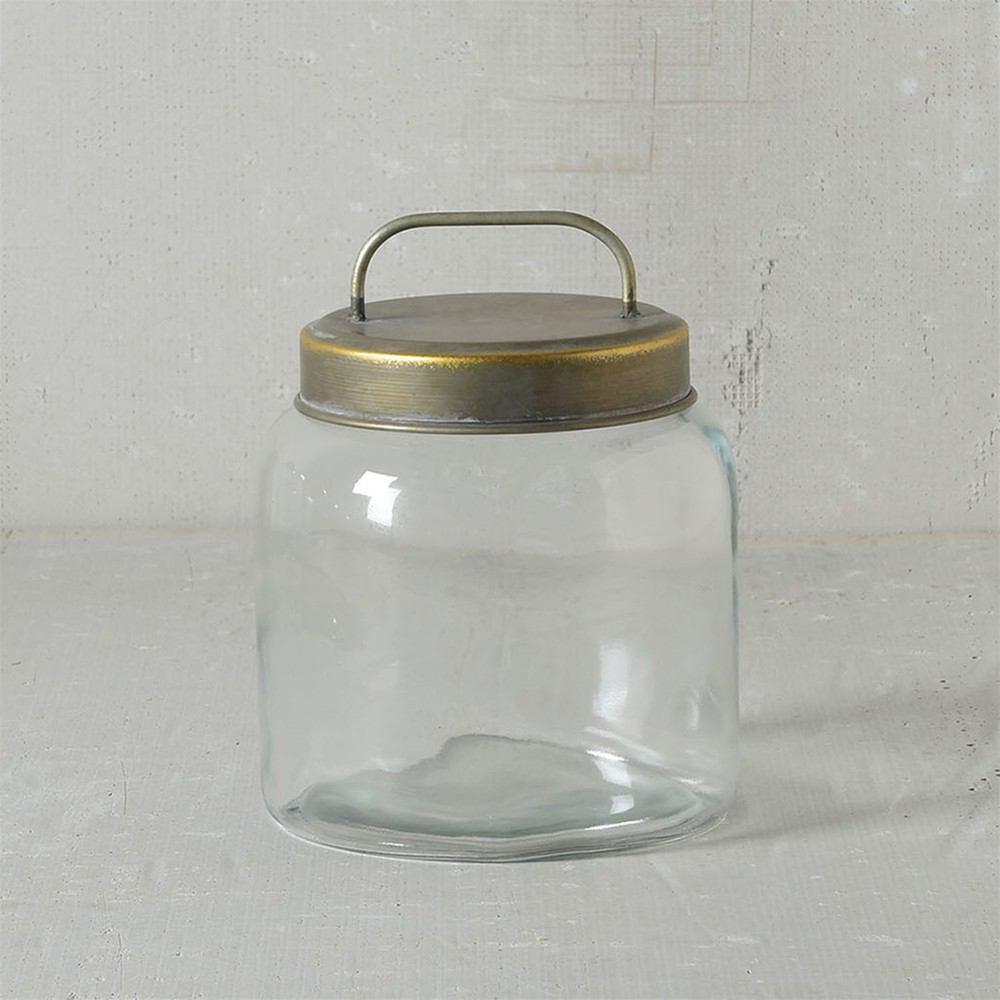 HomArt Archer Canister with Metal Lid - Set of 2-5