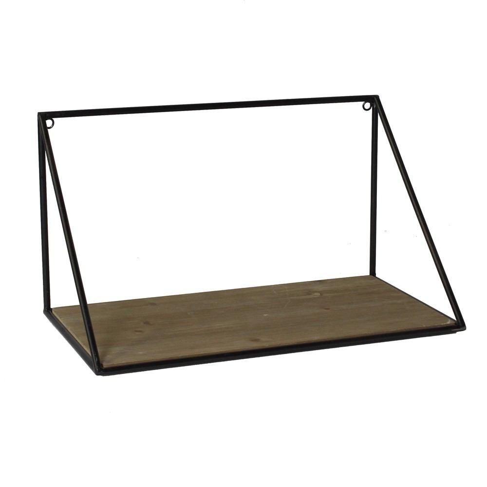 HomArt Hull Wood & Iron Shelf - Small - Set of 2-3